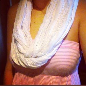 Deb pink strapless top